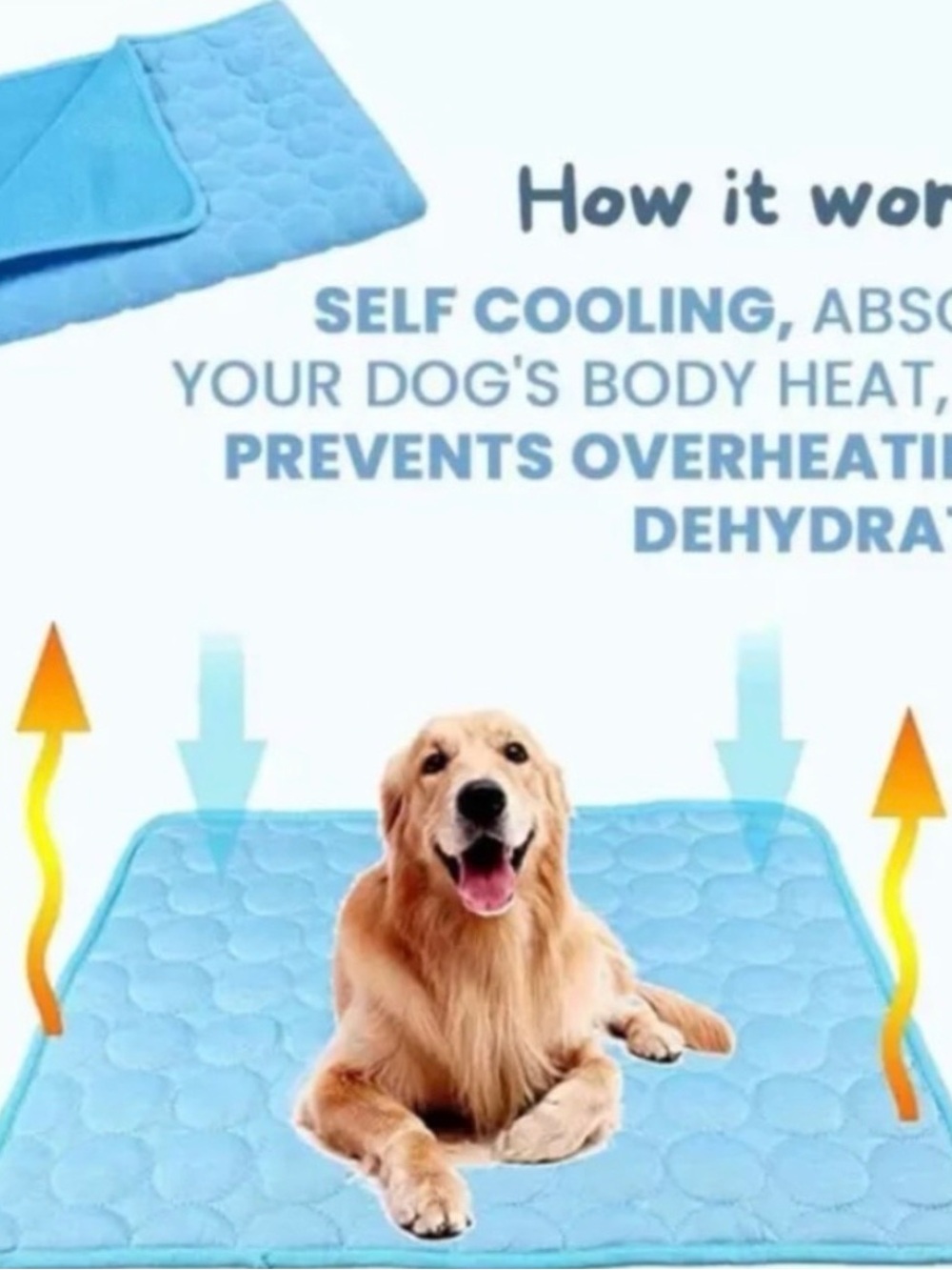 Pelsbarn Cooling Mat - Large in Beige New in Package - Picture 3 of 6
